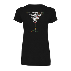 What Happens at CopperTop Women's V-neck T-shirt